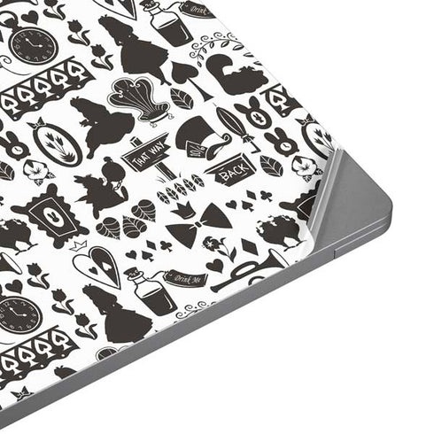 Disney Alice in Wonderland (animated) Silhouette Pattern Universal Laptop 15in (12.2 x 8.8in) Skin
