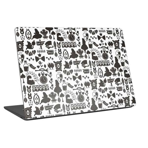 Disney Alice in Wonderland (animated) Silhouette Pattern Universal Laptop 17in (13.8 x 10in) Skin