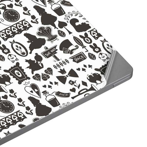 Disney Alice in Wonderland (animated) Silhouette Pattern Universal Laptop 18in (14.6 x 10.6in) Skin