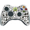 Disney Alice in Wonderland (animated) Silhouette Pattern Xbox 360 Wireless Controller Skin