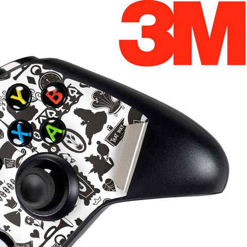 Disney Alice in Wonderland (animated) Silhouette Pattern Xbox One Controller Skin