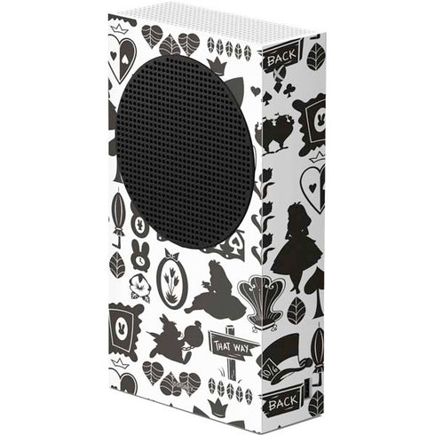 Disney Alice in Wonderland (animated) Silhouette Pattern Xbox Series S Console Skin