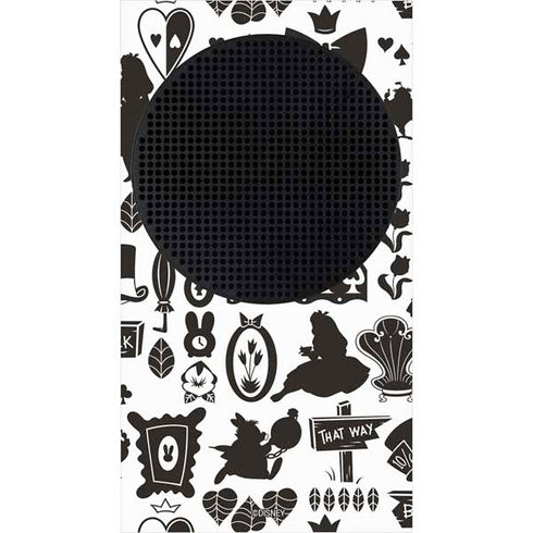 Disney Alice in Wonderland (animated) Silhouette Pattern Xbox Series S Console Skin