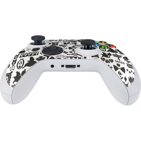 Disney Alice in Wonderland (animated) Silhouette Pattern Xbox Series S Controller Skin