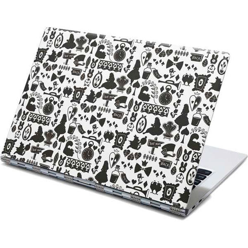 Disney Alice in Wonderland (animated) Silhouette Pattern Yoga 910 2-in-1 14in Touch-Screen Skin