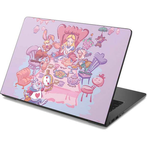Disney Alice in Wonderland (animated) Mad Tea Party Dell Chromebook Skin