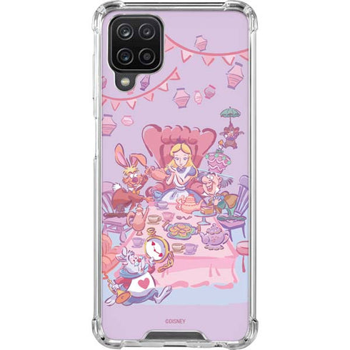 Disney Alice in Wonderland (animated) Mad Tea Party Galaxy A12 Clear Case