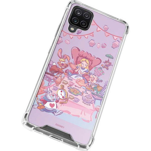 Disney Alice in Wonderland (animated) Mad Tea Party Galaxy A12 Clear Case