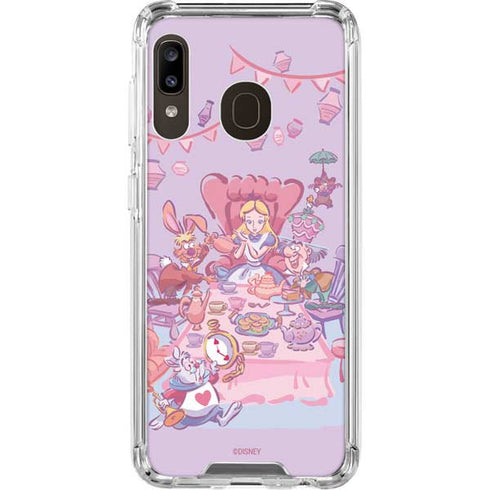 Disney Alice in Wonderland (animated) Mad Tea Party Galaxy A30 Clear Case