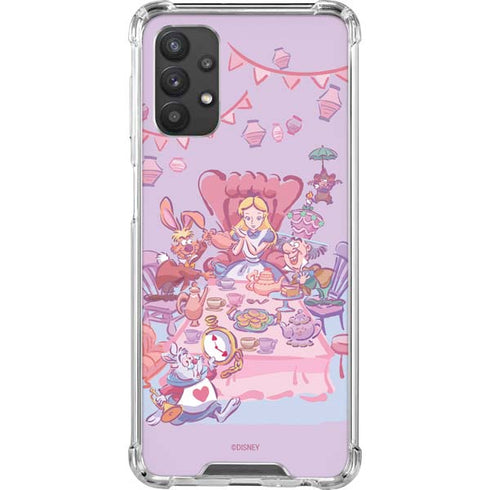 Disney Alice in Wonderland (animated) Mad Tea Party Galaxy A32 5G Clear Case