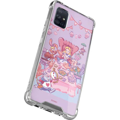 Disney Alice in Wonderland (animated) Mad Tea Party Galaxy A51 5G Clear Case