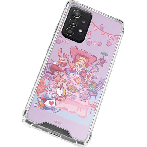 Disney Alice in Wonderland (animated) Mad Tea Party Galaxy A52 5G Clear Case