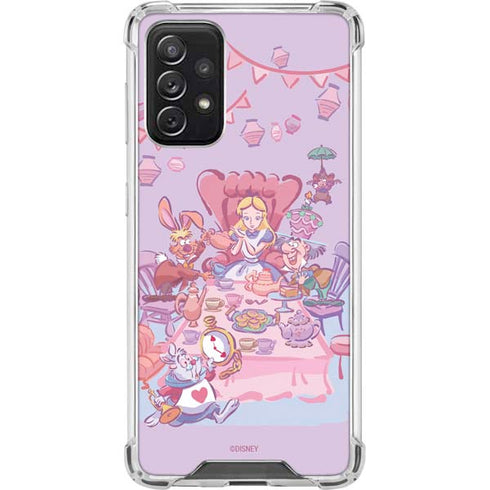 Disney Alice in Wonderland (animated) Mad Tea Party Galaxy A72 5G Clear Case