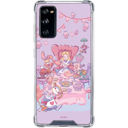 Disney Alice in Wonderland (animated) Mad Tea Party Galaxy S20 FE Clear Case