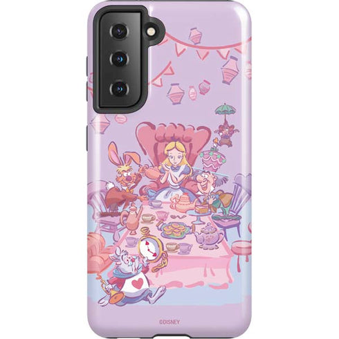 Disney Alice in Wonderland (animated) Mad Tea Party Galaxy S21 5G Pro Case