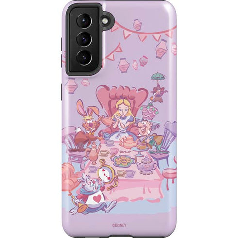 Disney Alice in Wonderland (animated) Mad Tea Party Galaxy S21 Plus 5G Pro Case