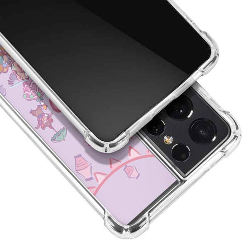 Disney Alice in Wonderland (animated) Mad Tea Party Galaxy S21 Ultra 5G Clear Case