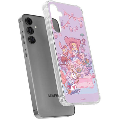 Disney Alice in Wonderland (animated) Mad Tea Party Galaxy S24 Plus Clear Case