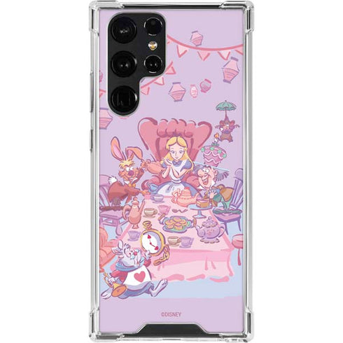 Disney Alice in Wonderland (animated) Mad Tea Party Galaxy S24 Ultra Clear Case