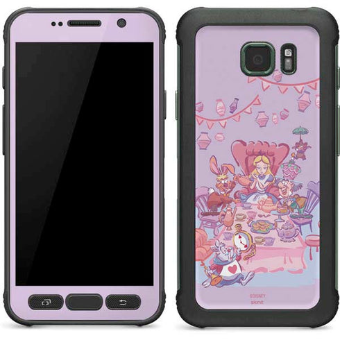 Disney Alice in Wonderland (animated) Mad Tea Party Galaxy S7 Active Skin