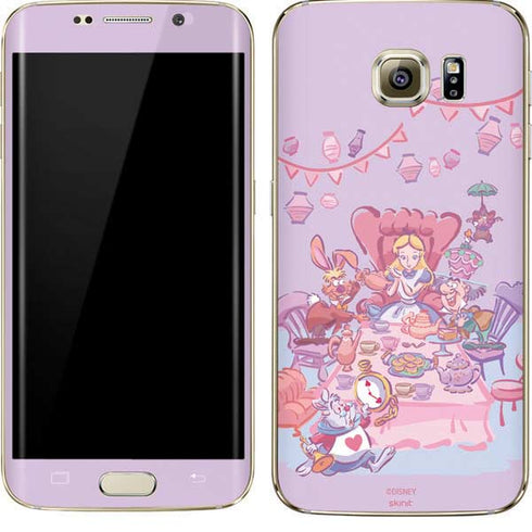Disney Alice in Wonderland (animated) Mad Tea Party Galaxy S7 Edge Skin