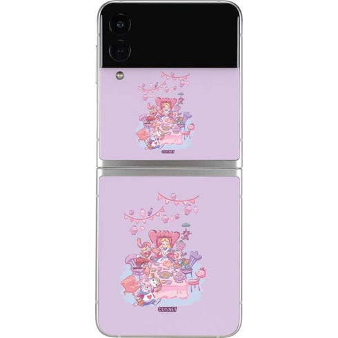 Disney Alice in Wonderland (animated) Mad Tea Party Galaxy Z Flip3 5G Skin
