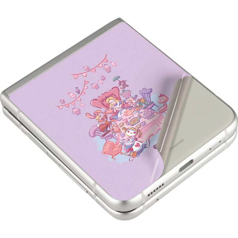 Disney Alice in Wonderland (animated) Mad Tea Party Galaxy Z Flip3 5G Skin
