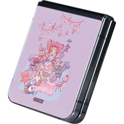 Disney Alice in Wonderland (animated) Mad Tea Party Galaxy Z Flip5 5G Skin