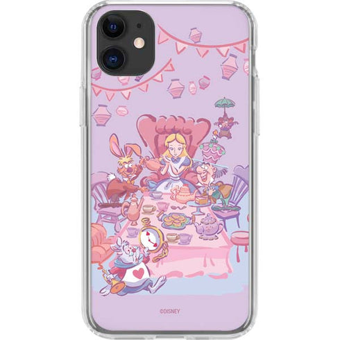 Disney Alice in Wonderland (animated) Mad Tea Party iPhone 11 Clear Case