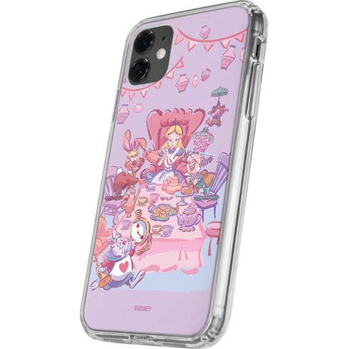 Disney Alice in Wonderland (animated) Mad Tea Party iPhone 11 Clear Case