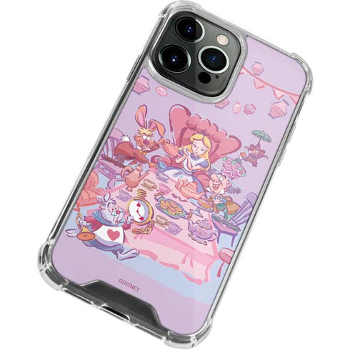 Disney Alice in Wonderland (animated) Mad Tea Party iPhone 13 Pro Clear Case