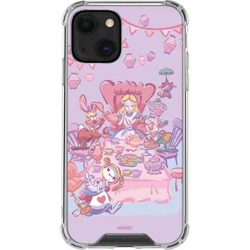 Disney Alice in Wonderland (animated) Mad Tea Party iPhone 14 Plus Clear Case