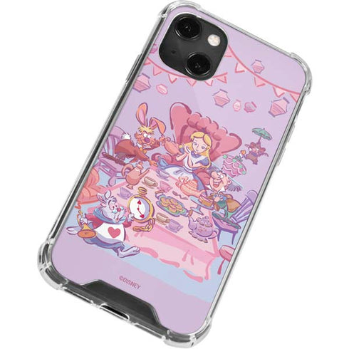 Disney Alice in Wonderland (animated) Mad Tea Party iPhone 14 Plus Clear Case