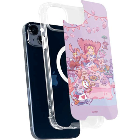Disney Alice in Wonderland (animated) Mad Tea Party iPhone 15 Plus MagSafe Case