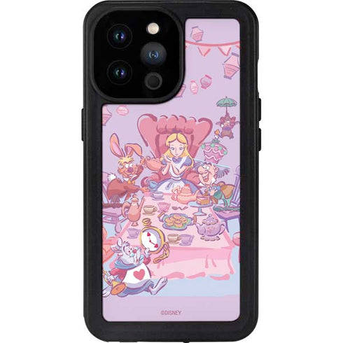 Disney Alice in Wonderland (animated) Mad Tea Party iPhone 14 Pro Max Waterproof Case