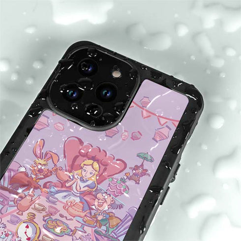 Disney Alice in Wonderland (animated) Mad Tea Party iPhone 14 Pro Max Waterproof Case
