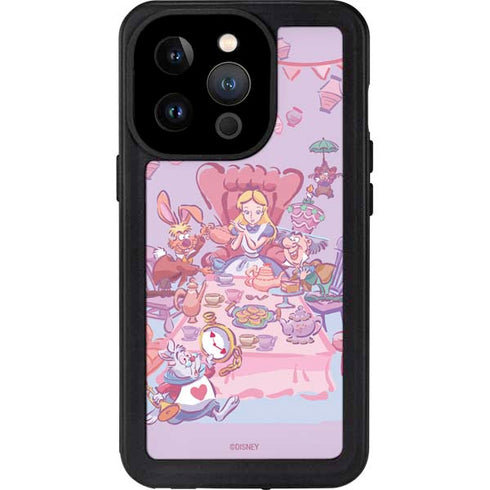 Disney Alice in Wonderland (animated) Mad Tea Party iPhone 14 Pro Waterproof Case