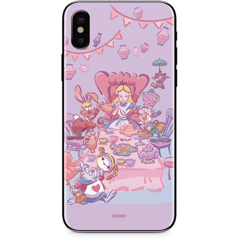 Disney Alice in Wonderland (animated) Mad Tea Party iPhone XS Skin