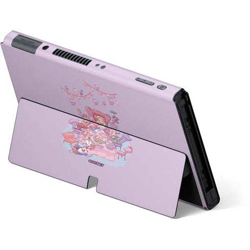 Disney Alice in Wonderland (animated) Mad Tea Party Nintendo Switch OLED (2021) Skin
