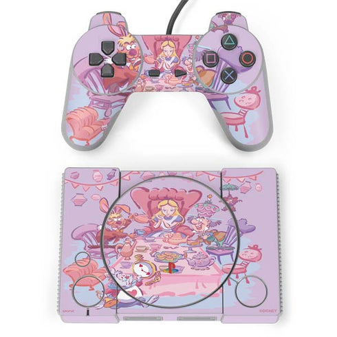 Disney Alice in Wonderland (animated) Mad Tea Party PlayStation Classic Bundle Skin