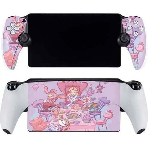 Disney Alice in Wonderland (animated) Mad Tea Party PlayStation Portal Remote Player Skin