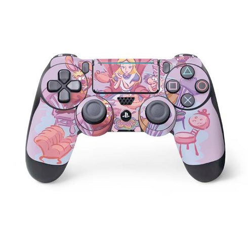 Disney Alice in Wonderland (animated) Mad Tea Party PS4 Pro/Slim Controller Skin