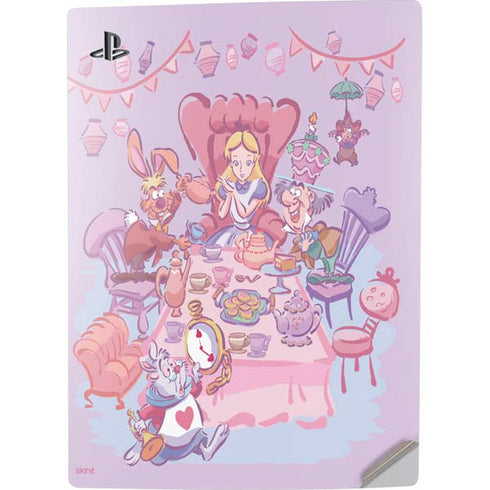 Disney Alice in Wonderland (animated) Mad Tea Party PS5 Digital Edition Console Skin
