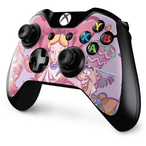 Disney Alice in Wonderland (animated) Mad Tea Party Xbox One Controller Skin
