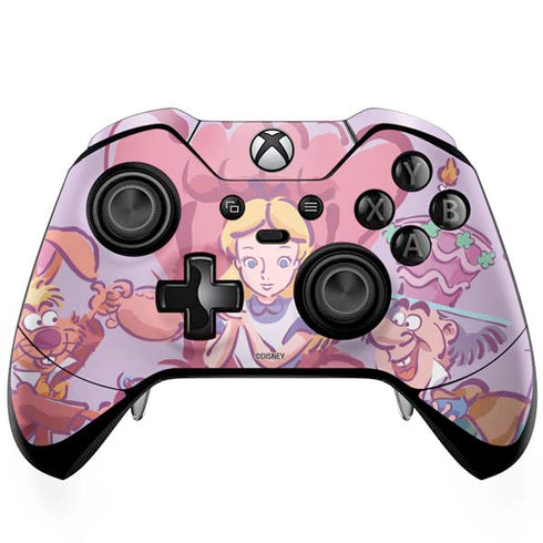 Disney Alice in Wonderland (animated) Mad Tea Party Xbox One Elite Controller Skin