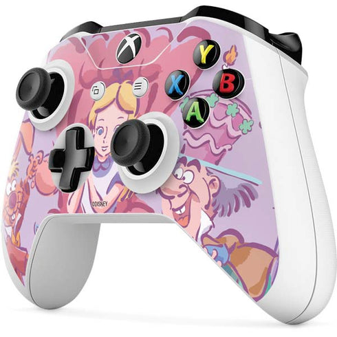Disney Alice in Wonderland (animated) Mad Tea Party Xbox One S Controller Skin