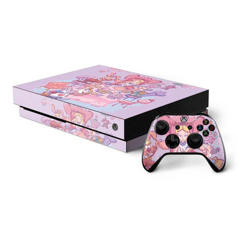 Disney Alice in Wonderland (animated) Mad Tea Party Xbox One X Bundle Skin