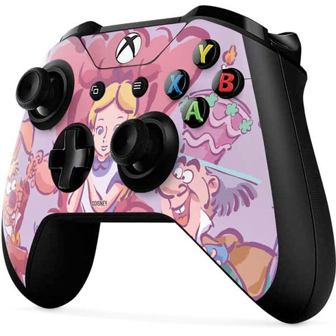 Disney Alice in Wonderland (animated) Mad Tea Party Xbox One X Controller Skin