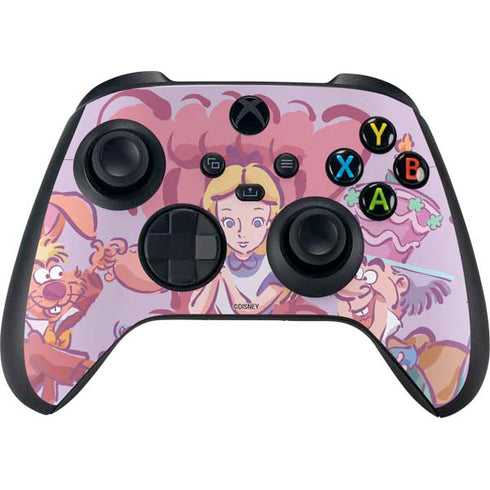 Disney Alice in Wonderland (animated) Mad Tea Party Xbox Series X Controller Skin