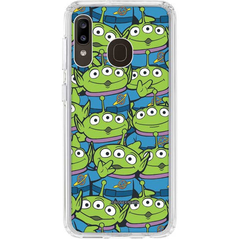 Disney Toy Story Alien Collage Galaxy A20 Clear Case